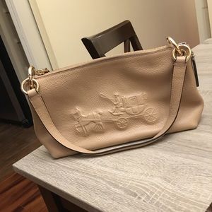 Used coach Embossed Horse and Carriage Charley bag